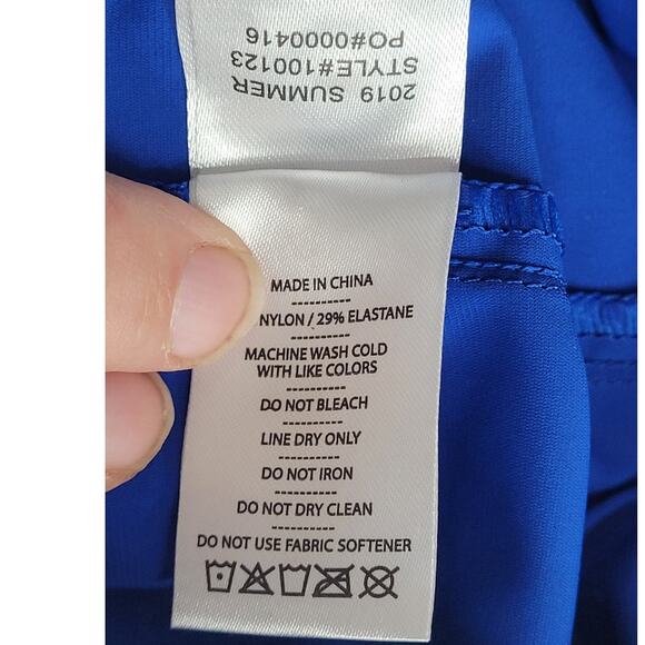 Rhone Resort Collection Blue Quick Drying‎ Side Vent Flat Front Men's Shorts - Picture 13 of 15